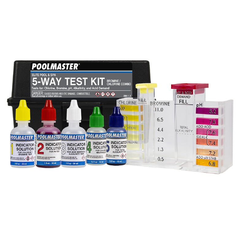 Poolmaster Deluxe 5 Way Test Kit SCP DISTRIBUTORS