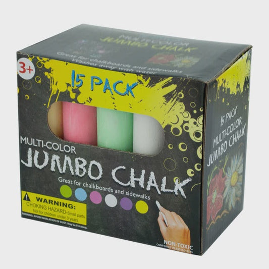 Multi-Color Jumbo Chalk Set Kole Imports