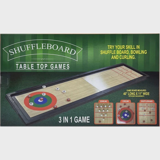 3 In 1 Shuffleboard Table Top Game Kole Imports