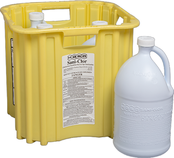 HASA Liquid Chlor 4Gal Returnable SCP DISTRIBUTORS